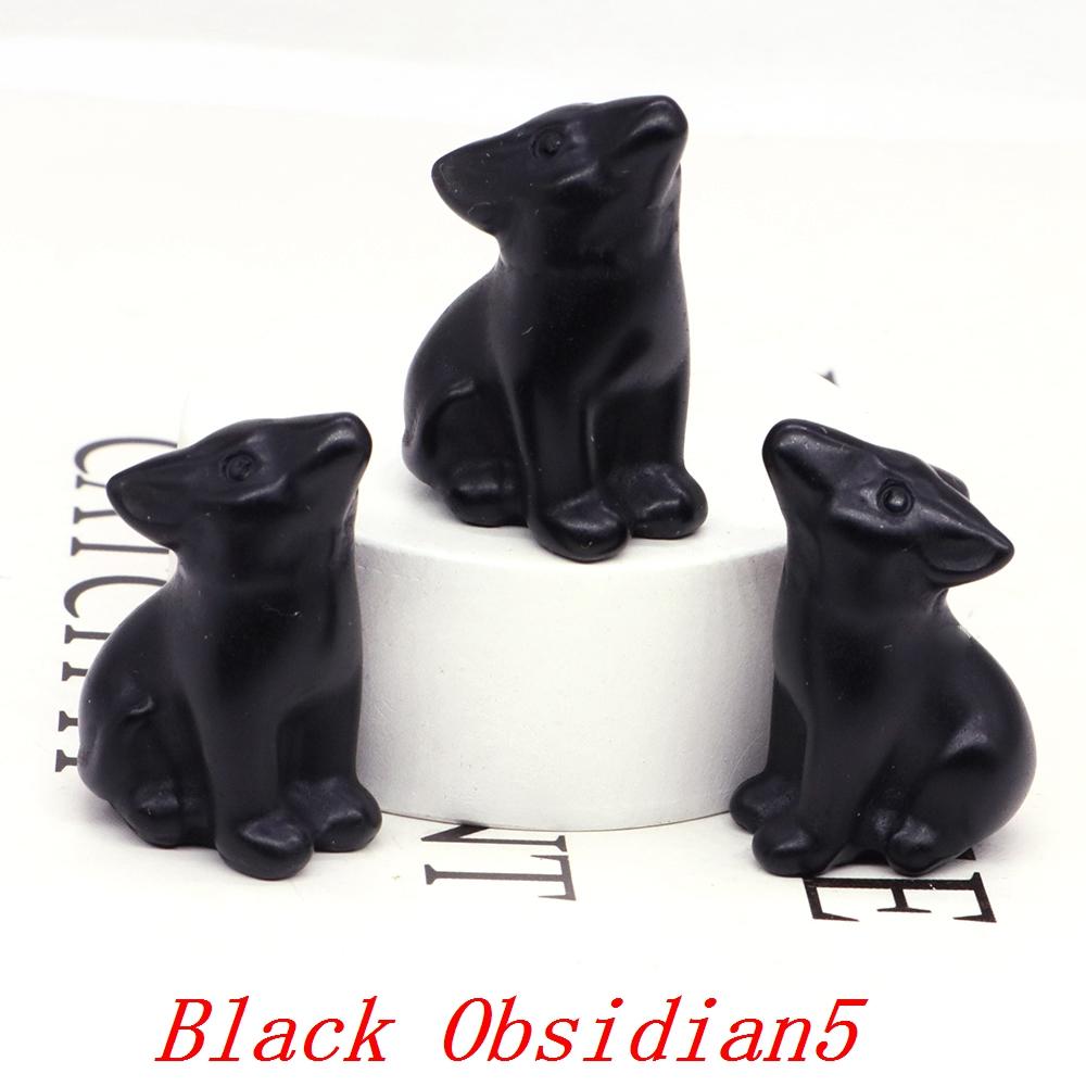 Amethyst Rose Quartz Cute Cat Statue Natural Stone Carved Healing Crystal Animal Figurine Reiki Gemstone Craft Home Decor Gift