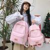 Simple And Versatile Casual Schoolbag Female High School College Student Junior High School Girl Backpack Light Commuter Travel Backpack