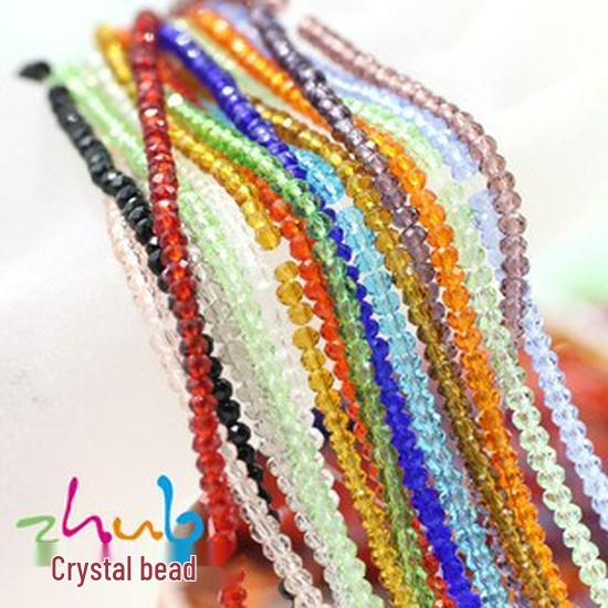 Красочный кулон из круглых стеклянных бусин в форме лепестка с маленьким листиком, набор для DIY