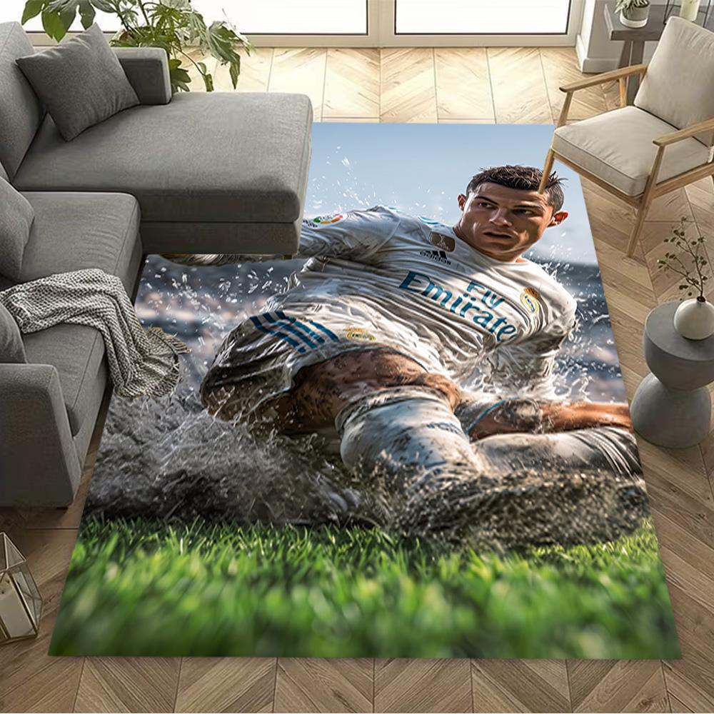 Cr7 Goat Celebration Floor Rug Office Rug Perfect for Dining Room Bedrooms Playrooms Hallway Antislip Carpet Anime Office Decor Best for Christmas