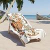 1pc Elegant Fox Surrounded by Blooming Roses 2D Printed Microfiber Beach Towel, Quick Dry Super Absorbent. Great for Beach, Pool