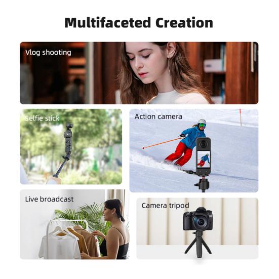 Штатив для камеры портативный универсальный мини настольный штатив удлинитель подставка для экшн-камеры OSMO POCKET 3