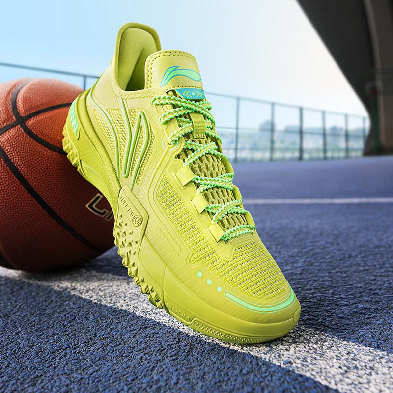 Баскетбольные кроссовки Li Ning Jie Ao Мужские Низкие Зеленые ABFU019-7