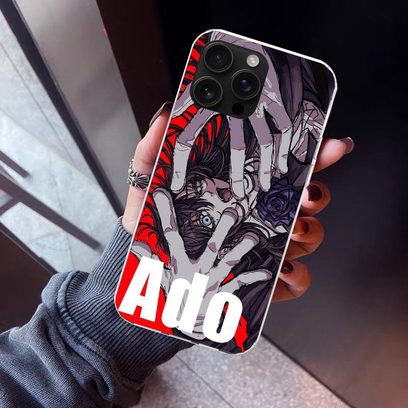 Ado Kyogen X Uta Phone Case For iPhone 17 Air 16 15 Pro Max 14 Plus 13 Mini 12 11 Cover 7 8 SE Silicone Shell Print Fundas 17 Ai