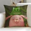 classic cartoon Usavich Cushion Cover Soft  EasyWash Pillow Case  Versatile for Couch Bed Travel and Office