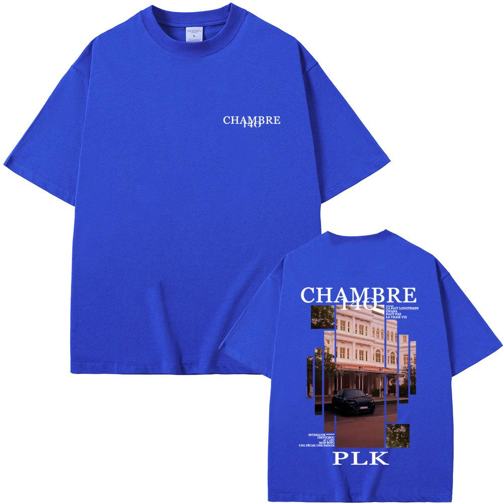 Rapper PLK Chambre 140 Album Graphic Tshirt Unisex Women Hip Hop Fashion Pop Music Tshirts Unisexs Casual Cotton Vintage T Shirts