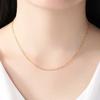 Sace Gems Классический медный сплав 18-дюймовая цепочка с волнами воды, крестовая цепочка, цепочка из змеиной кости, цепочка с семенами дыни, цепочка слитков по всему небу, звездная цепочка