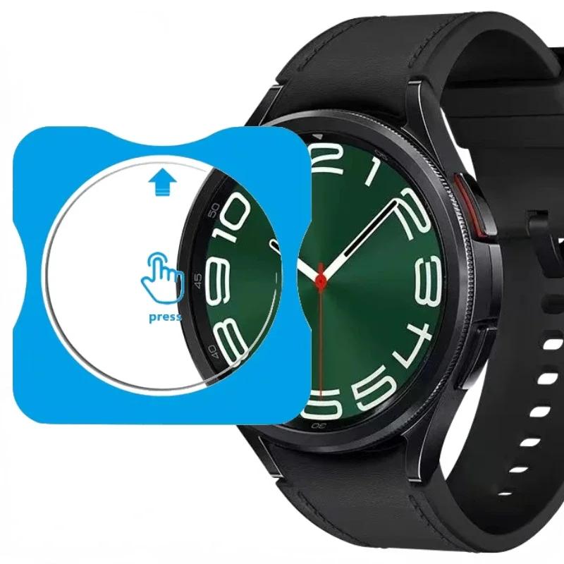 Закаленное стекло для Samsung Galaxy Watch 8 44 мм 40 мм/Ultra 47 мм/7 6 5pro HD Пленка Защита экрана Бампер для Watch 8 classic 46 мм