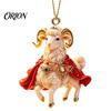 Праздничные Елочные Украшения 2D Плоская Рождественская Овечка Подвесное Украшение с Шнурком, Акриловые Украшения Подвеска для Дома Вечеринки Праздничного Декора И Сезонного