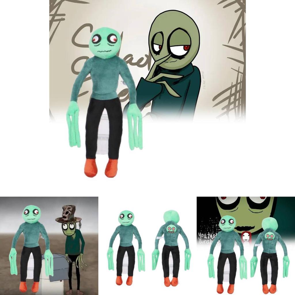 Очаровательная плюшевая игрушка Salad Fingers Мягкая короткошерстная кукла с наполнителем из полипропиленового хлопка