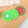 Yousheng 1 комплект подставок под чашку с фруктовым узором, термостойкий ПВХ, подставка под кофе и чай для ресторанов