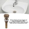 Brass Material Drain Stopper Push Bounce Sink Drain Stopper Vessel Sink Drain  Bathroom Basin