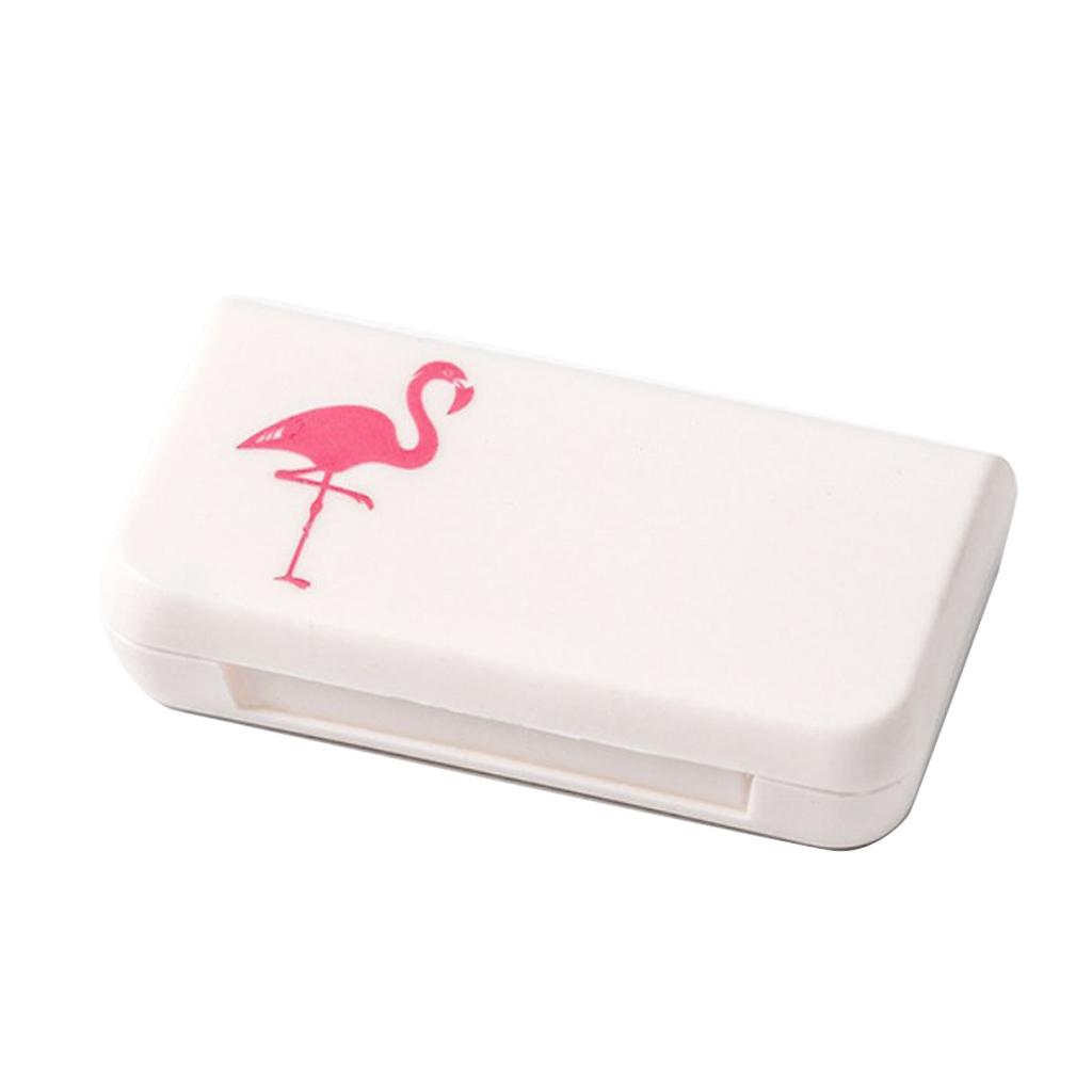 3 Compartments Portable Medicine Case Plastic Easy To Clean Sealed Small Vitamin Box for Pocket Purse