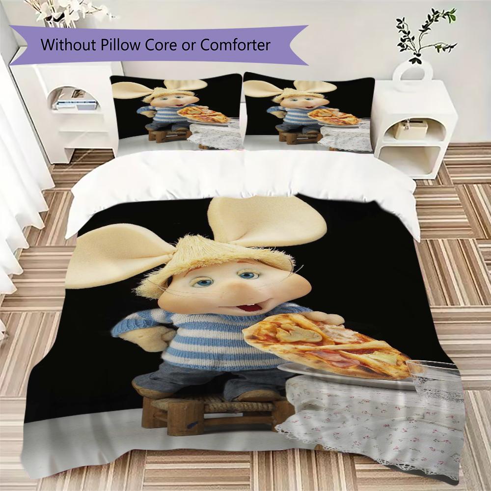 Topo Gigio Pattern Bedding uilt Set uilt Cover Pillowcase Home Decoration Birthday Gift (1 * duvet cover + 2 * pillowcase without core)227