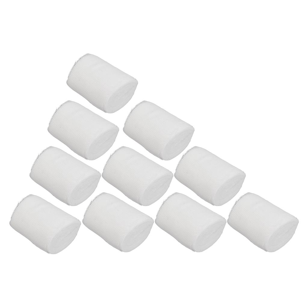 10 Рулонов Намотанные Эластичные Бинты Обертка Эластичная Атлетическая Спортивная Компрессионная Бинтовая Обертка 2,4 дюйма X 6,6 ярда