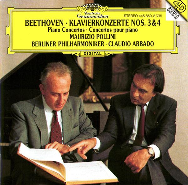 CD ЛЮДВИГ ВАН БЕТХОВЕН МАУРИЦИО ПОЛЛИ Концерты для фортепиано №№. 3 4 4458502 Deutsche Grammo 1994 Европа Классика Б/у