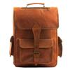 Genuine Leather Vintage Backpack Laptop Satchel Brown Vintage Handmade Bag 16"
