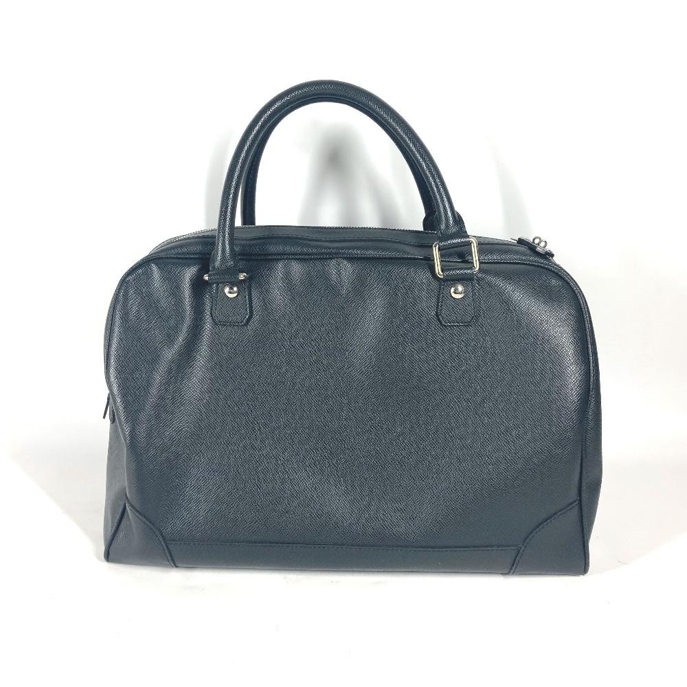 Louis Vuitton M31152 Taiga Stanislav Travel Bag Hand Bag Taiga Leather Black