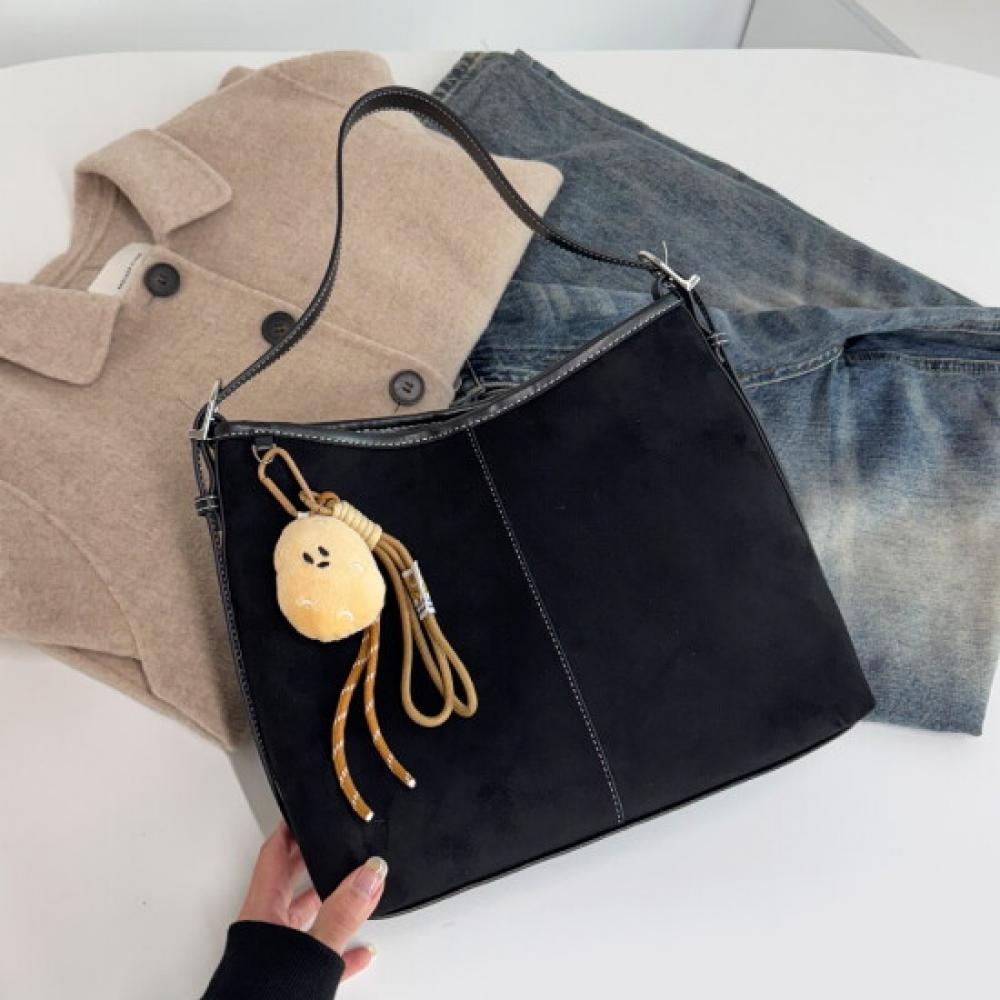 Fromheaven Smoma Suede Keyring Shoulder Bag