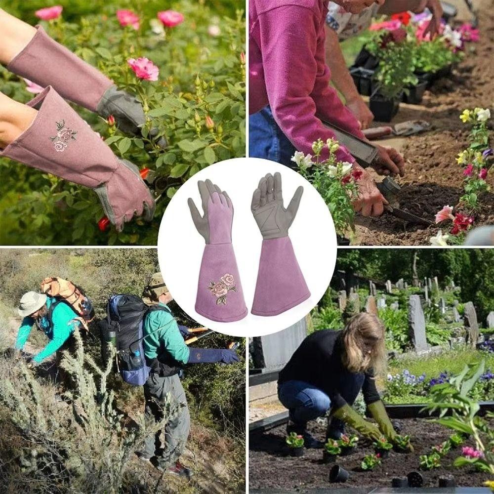 Durable Thorn-Proof Gloves Waterproof Pruning Gloves Protection Mitten Gardening Gloves Yard Work