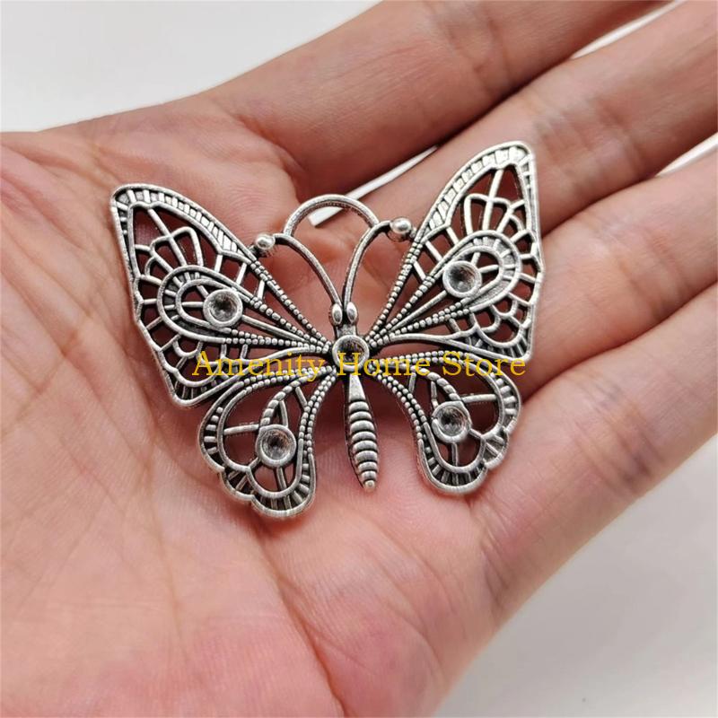F26C Butterfly Bath Curtain Clip with Rustproof Seamlessly Roller Beads Technology for Effortlessly Curtain Movement