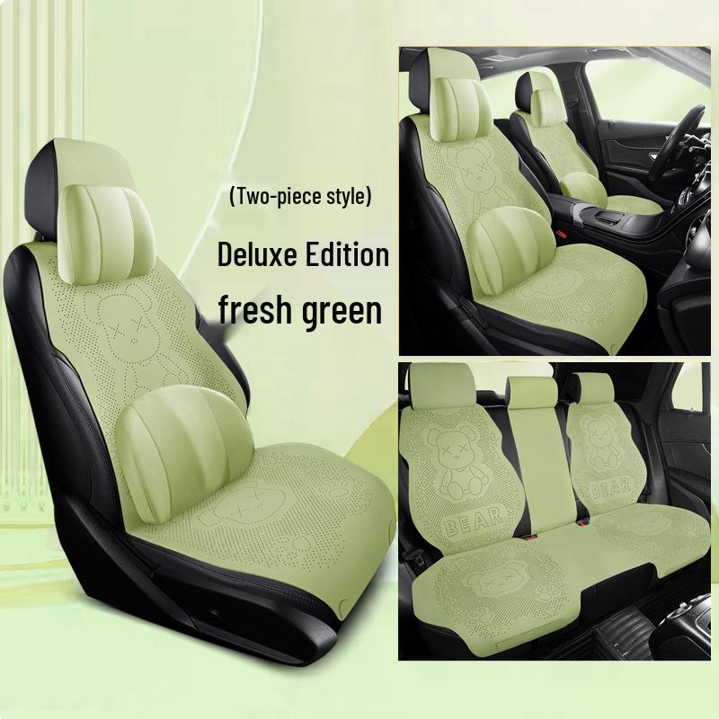 Умные чехлы на сиденья Geely Boyue Longteng Edition Smart COOL Bear из замши