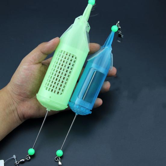 Large Capacity Compact Size Portable Fishing Reusable Luminous Bait Trap Cage