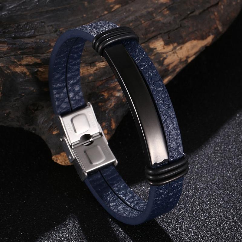 Мужские браслеты, модные многослойные кожаные плетеные браслеты, браслеты ручной работы, мужские ювелирные украшения в подарок