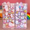 3D Пухлые Наклейки Панда Кролик Медведь Животное Сквиши Наклейки для Детей Милые Наклейки Пузырьки для Поделок Декор для Чехла Телефона