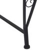 Tree Bench 4 Seater 160 x 80 x 89 cm Steel Black