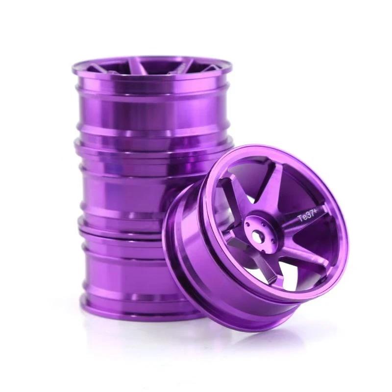 1/10 RC Racing Wheels Tires Metal Wheel Rims Hub12mm Hex for 1:10 RC On Road Car Tamiya TT01 TT02 XV01 XV02 HSP HPI Kyosho