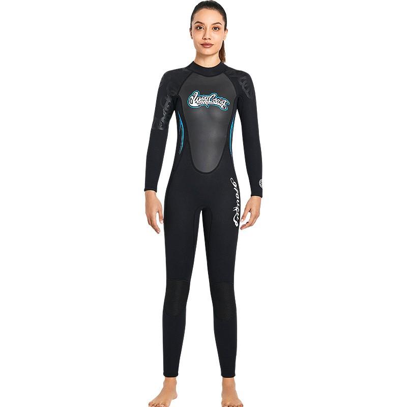 Diving Wetsuit 3mm Fullsuit Men Women Thermal Neoprene Surf Snorkeling Swimsuit Winter Fall