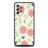 Стильный чехол с цветочным дизайном для Samsung A57 A37 A51 A71 A21S A17 A15 A25 A31 A41 A23 A33 A53 A73 A07 A05S A13 A35 A55 5G