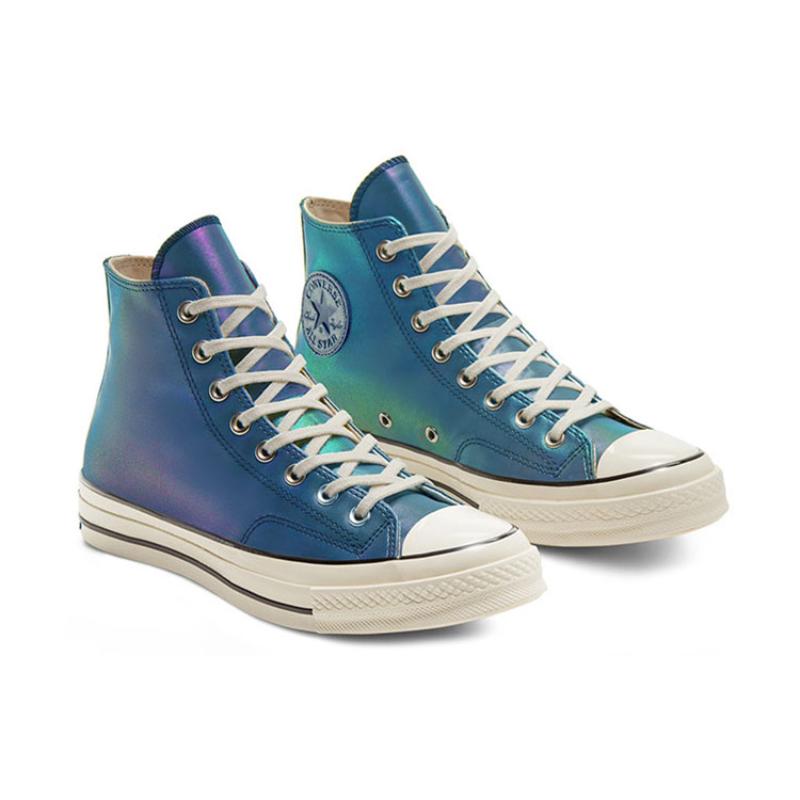 Converse Переливающиеся кеды Chuck 1970-х с высоким верхом 'Синий Белый' Женские