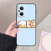 Мультяшная Корги Чехол Для OPPO Reno 12 F 11F 13F 14F 10 13 14 15 Pro 7 8 Lite OPPO Find X8 X6 X5 X9 Pro Чехол