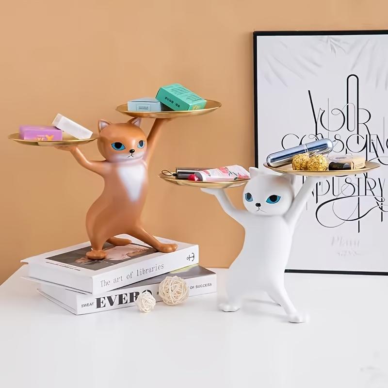 Новая креативная песочная скульптура Милый кот Подставка-органайзер для ключей у входа из премиальной смолы - Идеальный подарок