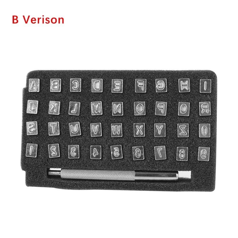 DIY Leather Stamping Tool 26 Capital Letter Stamp Punch Set Punch Set Leather Crafting Tool