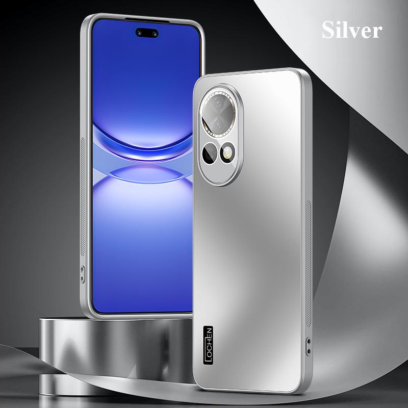 Для Huawei nova 12 12s 11 Lite Pro Ultra Dazzle Plating PC Shell Full Cover с пленкой для линз Super Anti Drop Silica gel Edge Anti-slip Case Protector