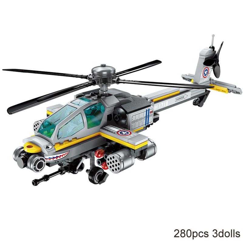 Строительный блок Battle Army Navy Force Aircraft Marines Carrier Battle Group Обучающие кирпичи Игрушка Мальчик Подарок