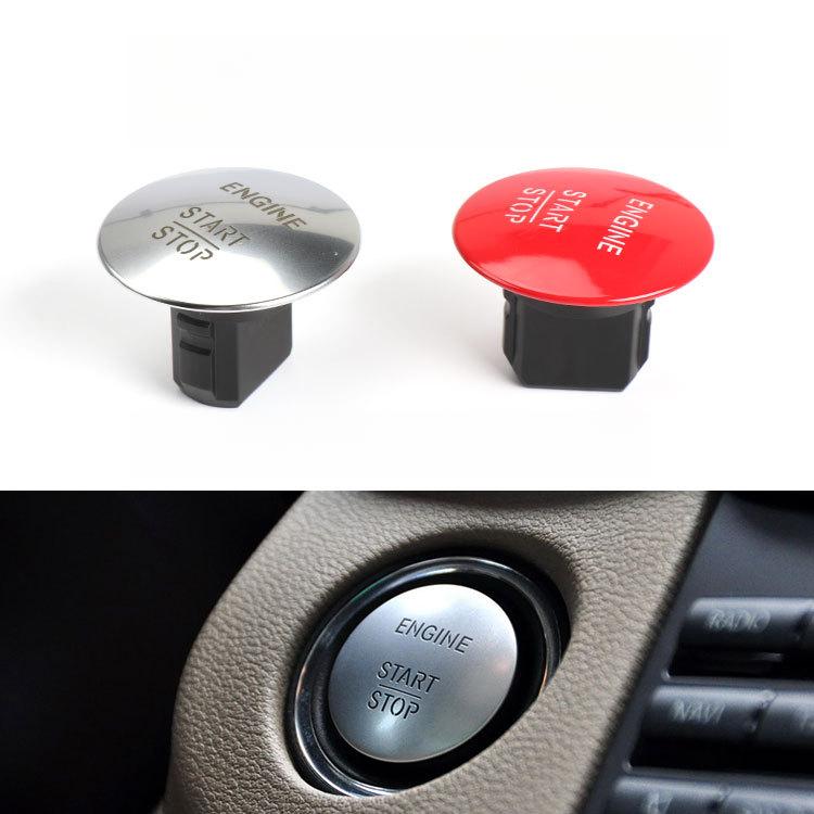 Кнопка запуска и остановки двигателя без ключа 2215450714 серебристая для Mercedes-Benz W164 W205 W221 W176 W166