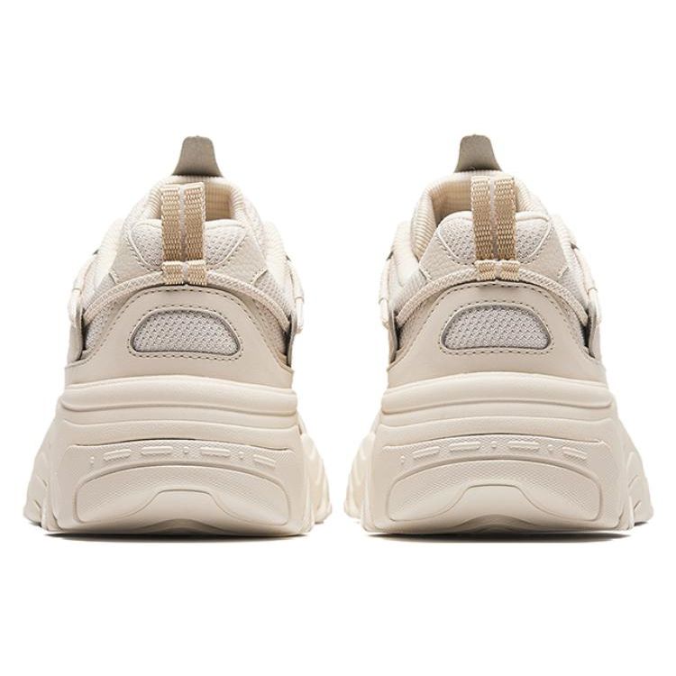 Anta Starry Sea Ткань Замша Нескользящие Износостойкие Дышащие Низкие Повседневные Туфли Мужские Кроссовки Бежевые 912348839-3