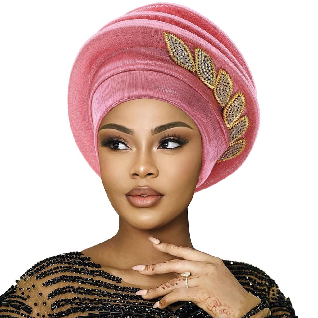 Шляпы-береты, тюрбаны, головные уборы для женщин, африканские женские головные платки, женские береты, тюрбаны, головной убор из Нигерии, для свадебной вечеринки, геле