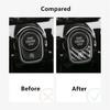 Black Carbon Fiber Car Engine Start Stop A Button Cover For Benz A B  +