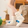 Mid Tube Thickened Floor Socks Plush Fleece Sock Women Soft Sleeping Slipper Socks  Men Women