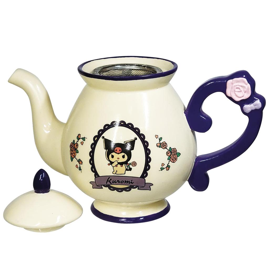 Sanrio Чайник Куроми Прибл.. 600 мл Цветочная ретро-посуда Sanrio Goods SAN4355