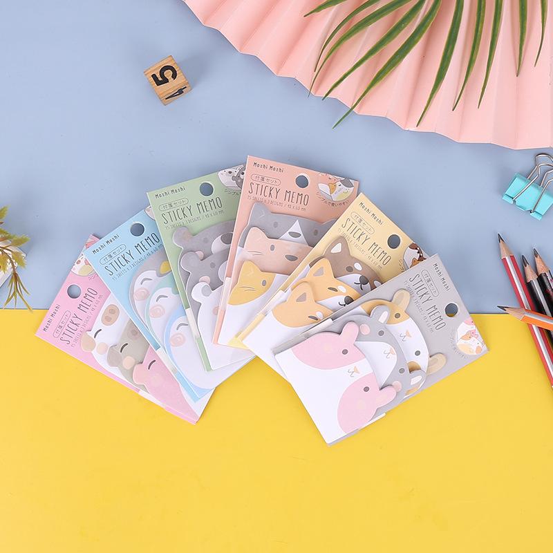 1 шт. клейкая наклейка Kawaii Animals Pig Sticky Notes блокнот для заметок офис школьные принадлежности канцелярские принадлежности наклейка