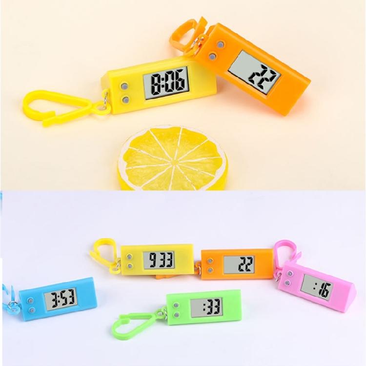 Брелок для электронных часов из АБС-материала для студентов, практичные мини-цифровые часы
