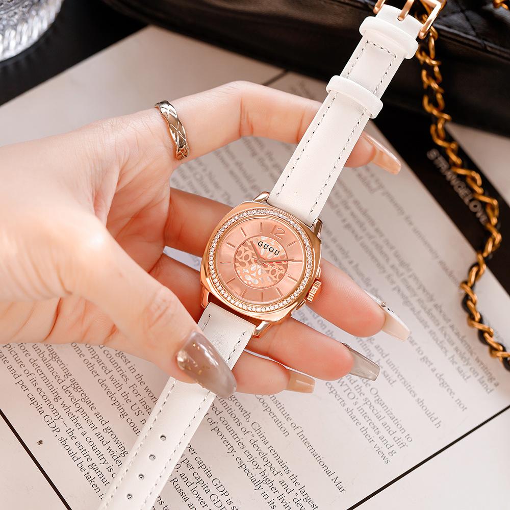 Водонепроницаемые кварцевые часы Простые модные поясные часы женские часы