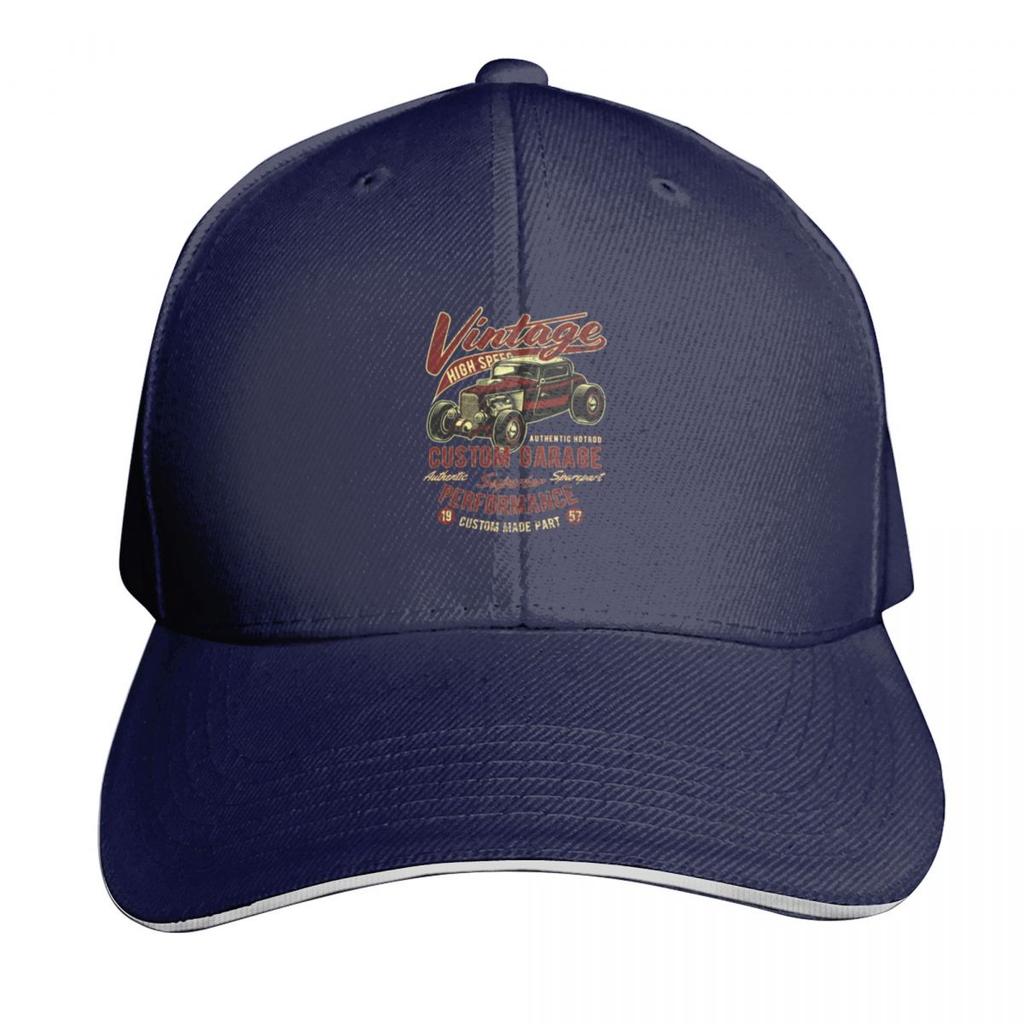 Vintage Hot Rod Baseball Cap designer cap hard hat fashionable Bobble Hat Women Unisexs