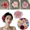 Flower Peony Flower Hair Clip Big Ponytail Hairpin Spring/Summer Headdress Wedding